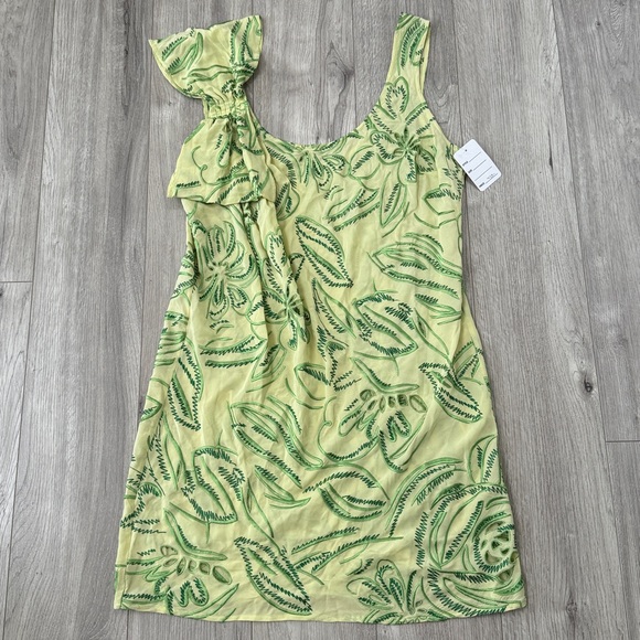 Sandro Dresses & Skirts - Handmade silk embroidered floral mini dress